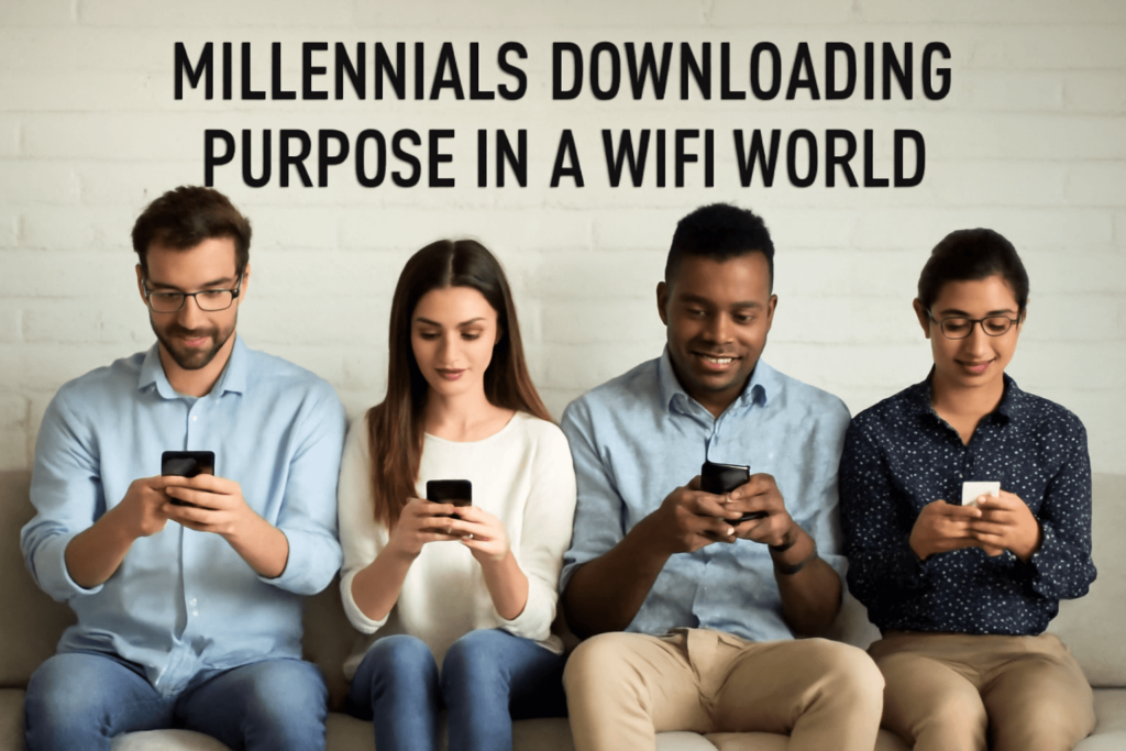 Millennials Downloading Purpose in a WiFi World
